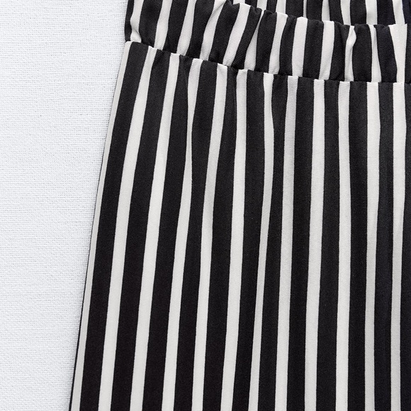 Zara striped wide leg pants - Picture 3 of 7